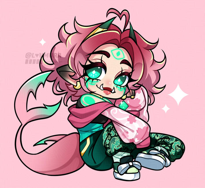 Static Chibi commission for AnEmoNugget